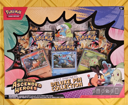 🔥 Pokemon TCG Mega Evolution—Ascended Heroes Pin Collection Box 3 Cards 2026 - Image 1
