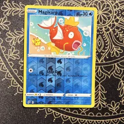 Pokemon Magikarp Holo Card 039/192 2020 Sword & Shield English - Image 3