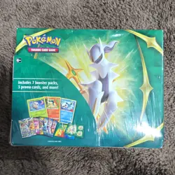 Pokemon TCG Arceus Box 7 Booster Packs 3 Promo Cards English 2022 - Image 1