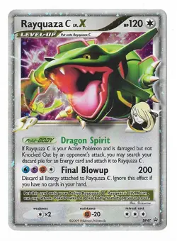 Rayquaza C LV.X DP47 Diamond & Pearl Promo Holo Level Up 120 HP Pokemon Card - Image 1