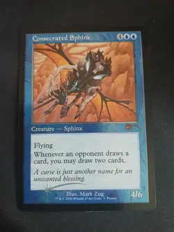 1x Consecrated Sphinx (Retro Frame) M Foil MagicFest Cards NM - Image 1