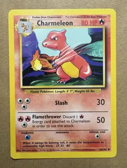 1999 Pokemon TCG Charmeleon 24/102 Base Set WOTC Pokemon Card - Image 1