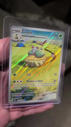 Grotle 164/162 Temporal Forces Illustration Rare 2024 Pokemon Card - Image 2
