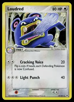 Pokemon Card - Loudred Hidden Legends 39/101 Reverse Holo Uncommon - Image 1