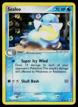 Pokemon Card - Sealeo Hidden Legends 47/101 Reverse Holo Uncommon - Image 1
