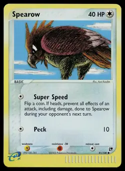 Pokemon Card - Spearow Sandstorm 81/100 Reverse Holo Common - Image 1