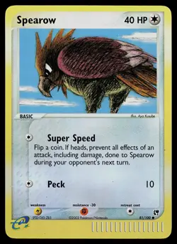 Pokemon Card - Spearow Sandstorm 81/100 Reverse Holo Common - Image 1