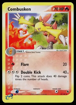 Pokemon Card - Combusken Ruby & Sapphire 27/109 Reverse Holo Uncommon - Image 1