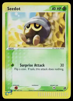Pokemon Card - Seedot Sandstorm 76/100 Reverse Holo Common - Image 1