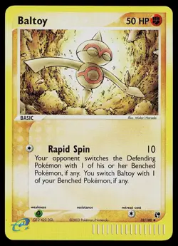 Pokemon Card - Baltoy Sandstorm 32/100 Reverse Holo Uncommon - Image 1