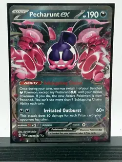 Pokemon TCG Pecharunt EX Ultra Rare Shrouded Fable Card 039/064 1207 - Image 1