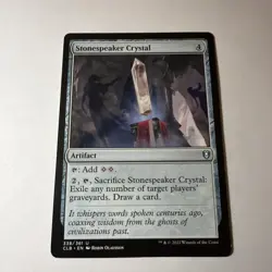 Stonespeaker Crystal Baldur's Gate MTG NM - Image 1