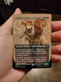 MTG Marvel Super Heroes The Unbeatable Squirrel Girl (Borderless) - Image 1
