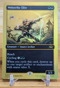 Webstrike Elite (First-Place Foil) Aetherdrift Foil Magic The Gathering - Image 1