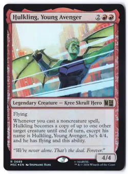 PRESALE Hulkling, Young Avenger MSC 689 Magic: The Gathering Foil R NM - Image 1