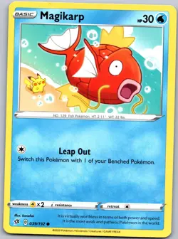 Magikarp 039/192 Rebel Clash Pokemon C LP - Image 1