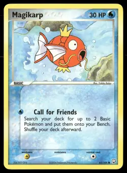 Magikarp 65/109 Common Team Rocket Returns Pokemon NM - Image 1