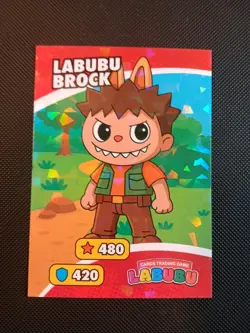 Labubu Brock Pokemon Labubu Cards Trading Game Card Peru US Seller MINT - Image 1