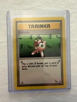Excellent Condition Pokemon Fossil Unlimited Trainer Set 58-62 - NM/LP - Image 5