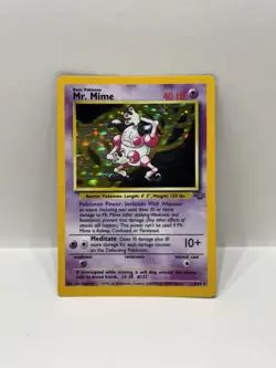 Pokemon TCG Mr. Mime 6/64 Jungle Set Holo - Lightly Played/Near Mint LP/NM - Image 1
