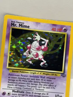 Pokemon TCG Mr. Mime 6/64 Jungle Set Holo - Lightly Played/Near Mint LP/NM - Image 3