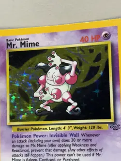 Pokemon TCG Mr. Mime 6/64 Jungle Set Holo - Lightly Played/Near Mint LP/NM - Image 4