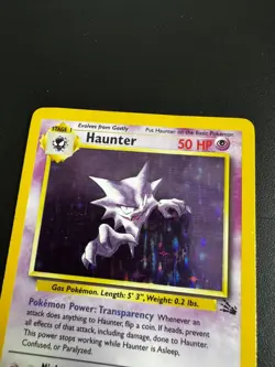 Haunter 6/62 Holo Rare - Fossil Set Unlimited - WoTC Pokemon 1999 LP - Image 2