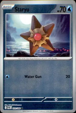 Staryu 020/088 Common Perfect Order Pokemon Reverse Holo Near Mint - Image 1