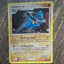 The Pokemon Company Pokemon TCG Lucario Pop Series 8 Holo Rare 002/017 EN 90HP - Image 1