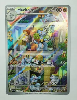 The Pokemon Company Machoke 177/165 SV 151 Illustration Rare Full Art Holo - Image 1