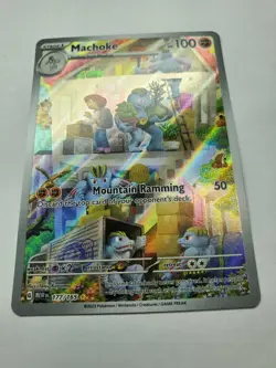The Pokemon Company Machoke 177/165 SV 151 Illustration Rare Full Art Holo - Image 2