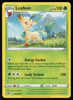 Leafeon 013/189 Rare Astral Radiance Pokemon NM - Image 1