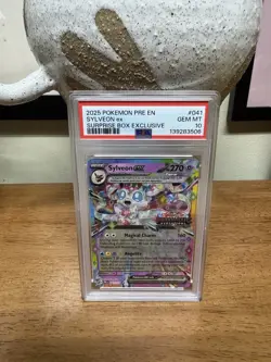 Pokemon TCG Sylveon EX Prismatic STAMPED Promo PSA 10 GEM MINT - Image 1