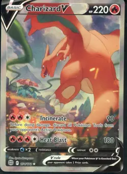 Charizard V 154/172 Brilliant Stars - Holo Ultra Rare Pokemon Card - Image 1
