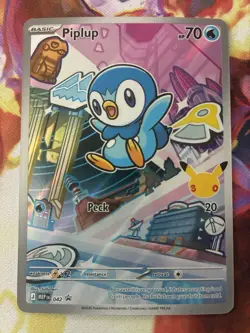 Pokemon TCG First Partner Illustration Collection Series 1 Gen 4 Sinnoh Starters - Image 3