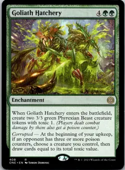 Magic the Gathering HP Goliath Hatchery Phyrexia: All Will Be One MTG Free Ship! - Image 1