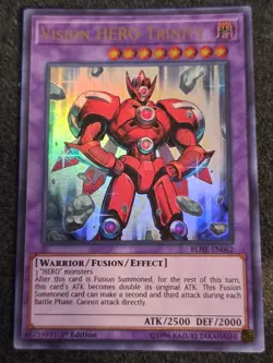 Vision HERO Trinity - BLHR-EN062 - Ultra Rare - 1st Edition VLP Yugioh Car - Image 1