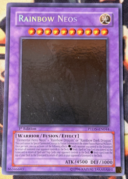Yugioh: Rainbow Neos - PTDN-EN044 - Ghost Rare - 1st Edition - NM - Image 1