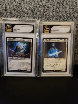 *SIGNED*Elijah Wood And Sean Astin Magic The Gathering Hard Sealed JSA - Image 1