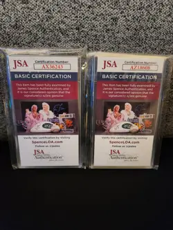 *SIGNED*Elijah Wood And Sean Astin Magic The Gathering Hard Sealed JSA - Image 4