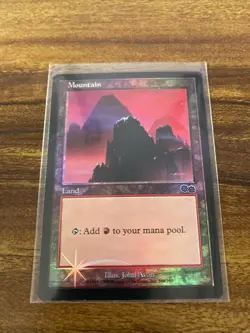 MTG✨Arena League 1999 Promo MOUNTAIN FOIL (Urza’s Saga)✨NM/M Avon Art UNPLAYED ! - Image 5