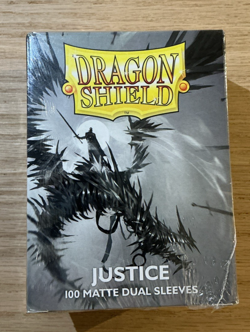 Dragon Shield Sleeves: Standard Matte Dual - Justice 100CT #2 - Image 1