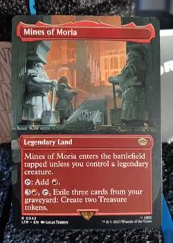 MTG Mines of Moria 342 Borderless Lord of the Rings: Tales of Middle-earth MTG - Image 1
