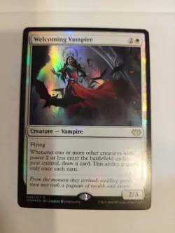 MTG Welcoming Vampire Innistrad: Crimson Vow 046/277 Foil Rare - Image 1
