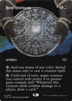 Herd Heirloom (Borderless) R Tarkir: Dragonstorm # 347 NM - Image 1
