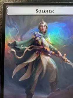 Soldier 0004 & Soldier 0005 Foil Token Tarkir: Dragonstorm Magic: The Gathering - Image 2