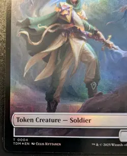 Soldier 0004 & Soldier 0005 Foil Token Tarkir: Dragonstorm Magic: The Gathering - Image 4