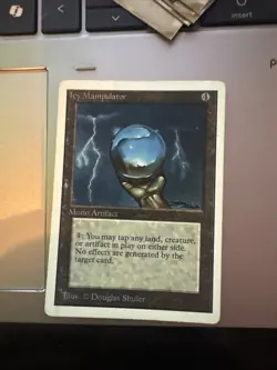 MTG Icy Manipulator Magic the Gathering Unlimited Edition - Image 1