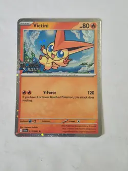 Victini (Black Bolt Stamped) 012/086 Cosmos Holo Pokemon Holo NM - Image 1