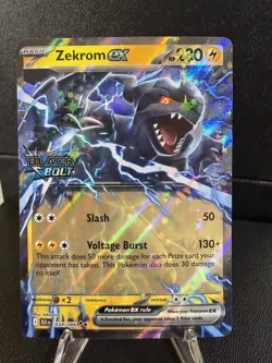 Pokemon Black Bolt Zekrom Ex Black Bolt Stamp 034/086 - NM Near Mint - Image 1